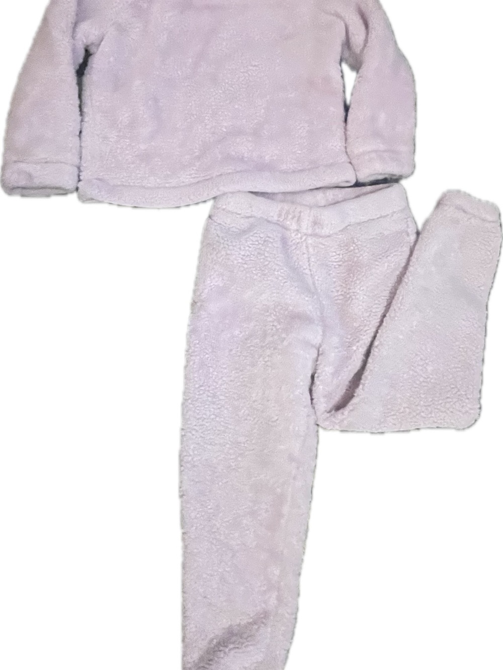 Cat & Jack Plush Two-Piece Sweats Set in Light Lavender